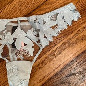 Luxe Embroidered Thong Panty
